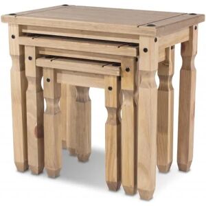 Core Products Core Corona Pine Wooden Nest of Tables