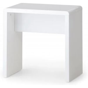 Julian Bowen Manhattan White Dressing Table Stool