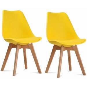 LPD Louvre Yellow Chair - Dining Seat LPD Louvre Yellow Chair - Dining Seat