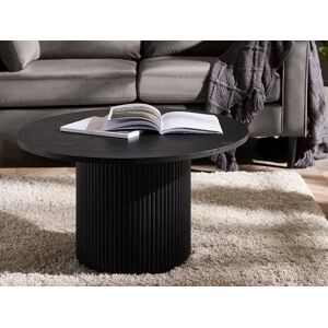 Julian Bowen Louis Black Ash Round Coffee Table Julian Bowen Louis Black Ash Round Coffee Table
