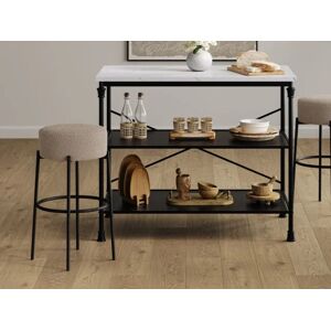 LPD Anais Buff Boucle Fabric Bar Stool LPD Anais Buff Boucle Fabric Bar Stool