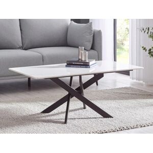 Julian Bowen Bradley White Marble Coffee Table Julian Bowen Bradley White Marble Coffee Table