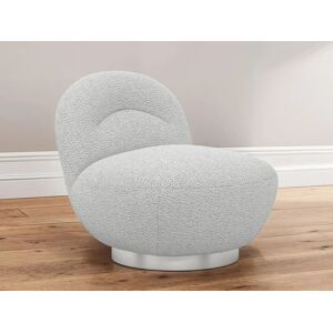 LPD Langham Grey Boucle Fabric Accent Chair LPD Langham Grey Boucle Fabric Accent Chair