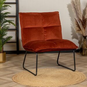 Furnwise Velvet Armchair Malaga Copper