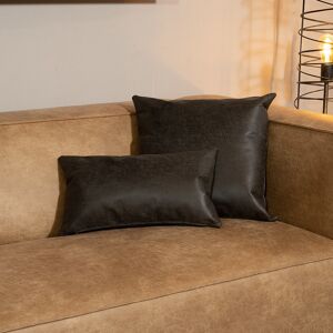 Furnwise Pillow Kyla Antracite Eco-Leather 25X45CM