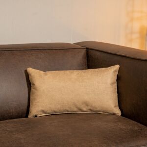 Furnwise Pillow Kyla Beige Eco-Leather 25X45CM