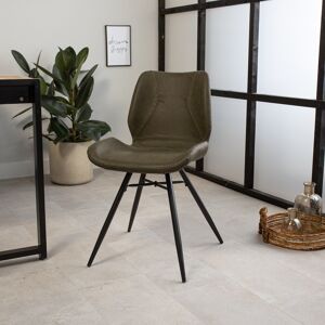 Furnwise Industrial Dining Chair Barron Green