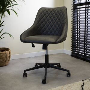 Furnwise Industrial Rotatable Office Chair Emily Antracite