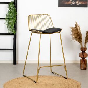 Furnwise Modern Bar Stool Jenny Gold