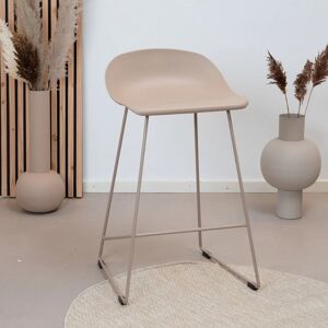 Furnwise Modern Bar Stool Erica Beige H66 cm