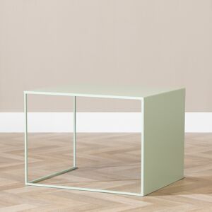 Furnwise Scandinavian Coffee Table Gianni Metal Green 40cm