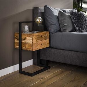 Furnwise Industrial Bedside Table Snitterby