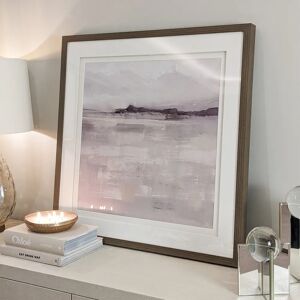 Benares Abstract Mist Artwork in Wooden Frame - II