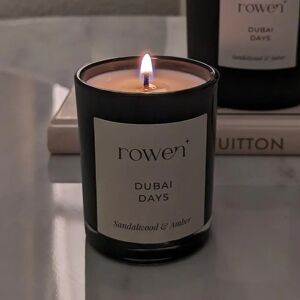 Dubai Days Black Votive Candle - Sandalwood & Amber