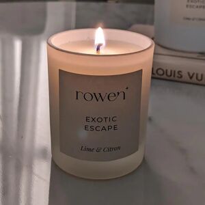 Exotic Escape White Votive Candle - Lime & Citron