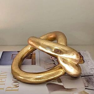 Florence Gold Decorative Knot Ornament