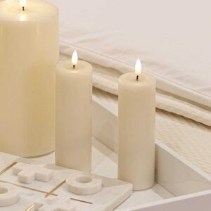 Cream Realistic LED Candle - 15cm