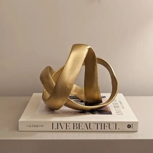 Marteli Decorative Gold Knot Sculpture