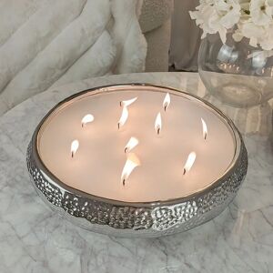 Aeolian Large Silver 10 Wick Scented Candle