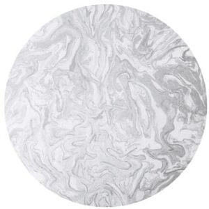 Dominique Grey & Silver Marble Effect Metallic Wallpaper Sample