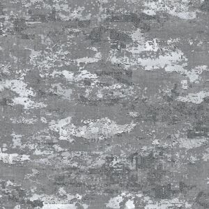 Eavan Dark Grey & Silver Textured Patterned Wallpaper