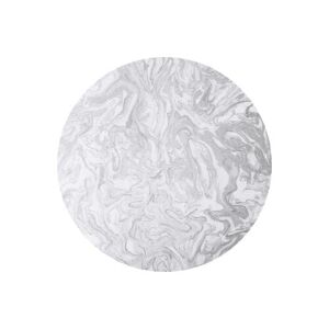 Dominique Grey & Silver Marble Effect Metallic Wallpaper Sample