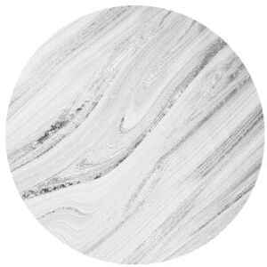 Sian Silver & White Marble Effect Wallpaper Sample