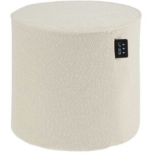 Maldives Outdoor Heated Cream Textured Medium Round Stool