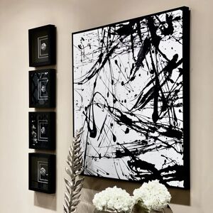 Cadieux Large Abstract Monochrome Oil Painting - 103x103cm