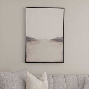 Nolita Beige & Black Abstract Canvas Wall Art