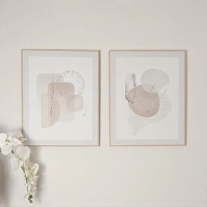 Marina Abstract Print Framed Canvas Wall Art - Set of 2