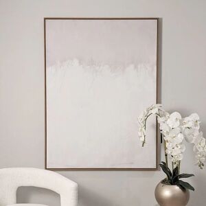 Stella Natural & White Large Framed Canvas Wall Art