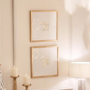 Bellissima Cream & Gold Wall Art Set of 2