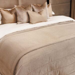 Kiri Taupe Luxury Bed Runner