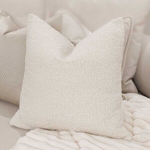 Nori Boucle Cream Cushion - 50 x 50cm