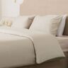 Serenity 300 Thread Count Cotton Sateen Plain Champagne Duvet Set, Super King