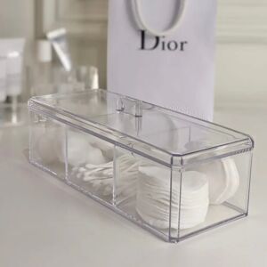 Seraphina Clear 3 Part Organiser with Lid