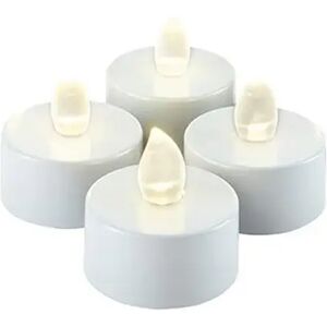 White LED Tea Lights - Set of 4