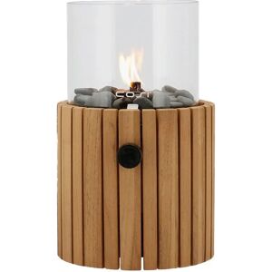 Bali Outdoor Round Teak Fire Lantern