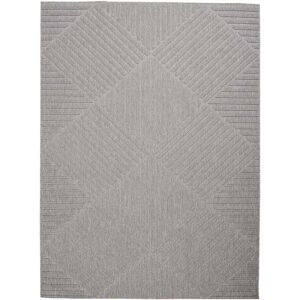 Fensham Grey Geometric Indoor / Outdoor Rug, 122 x 183cm