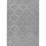 Kante Grey Trellis Washable Outdoor Rug, 120 x 170cm