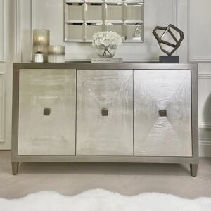 Lockett Premium Silver & Bronze 3 Door Sideboard