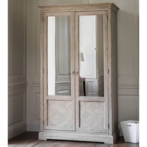 Elysium Natural Wood 2 Mirror Door Wardrobe