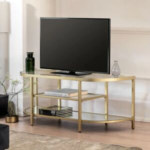 Hamilton Champagne Metal TV Unit