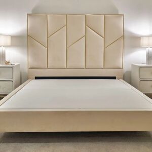 Ex-Display - Meyer Cream & Gold Luxury Bed - Super King