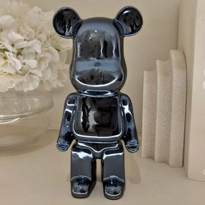 Black Pearlescent Standing Bear Ornament
