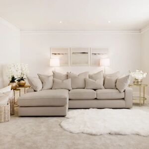 Victoria Mink Velvet Pillow Back Sofa Range, Footstool