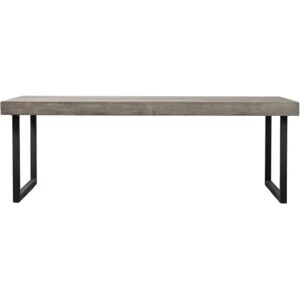 Delray Rectangular Oak Outdoor Dining Table