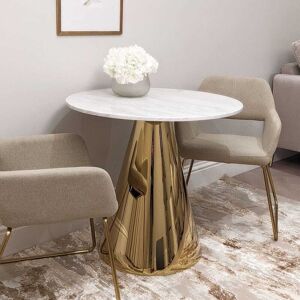 Gabriella Marble & Gold Dining Table