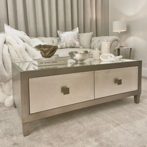 Lockett Premium Silver & Bronze Coffee Table